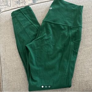Lululemon align with pockets Everglade green